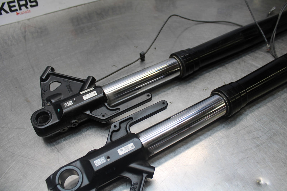 22 HARLEY-DAVIDSON PAN AMERICA 1250 FRONT FORKS SHOCK SUSPENSION SET PAIR BB910