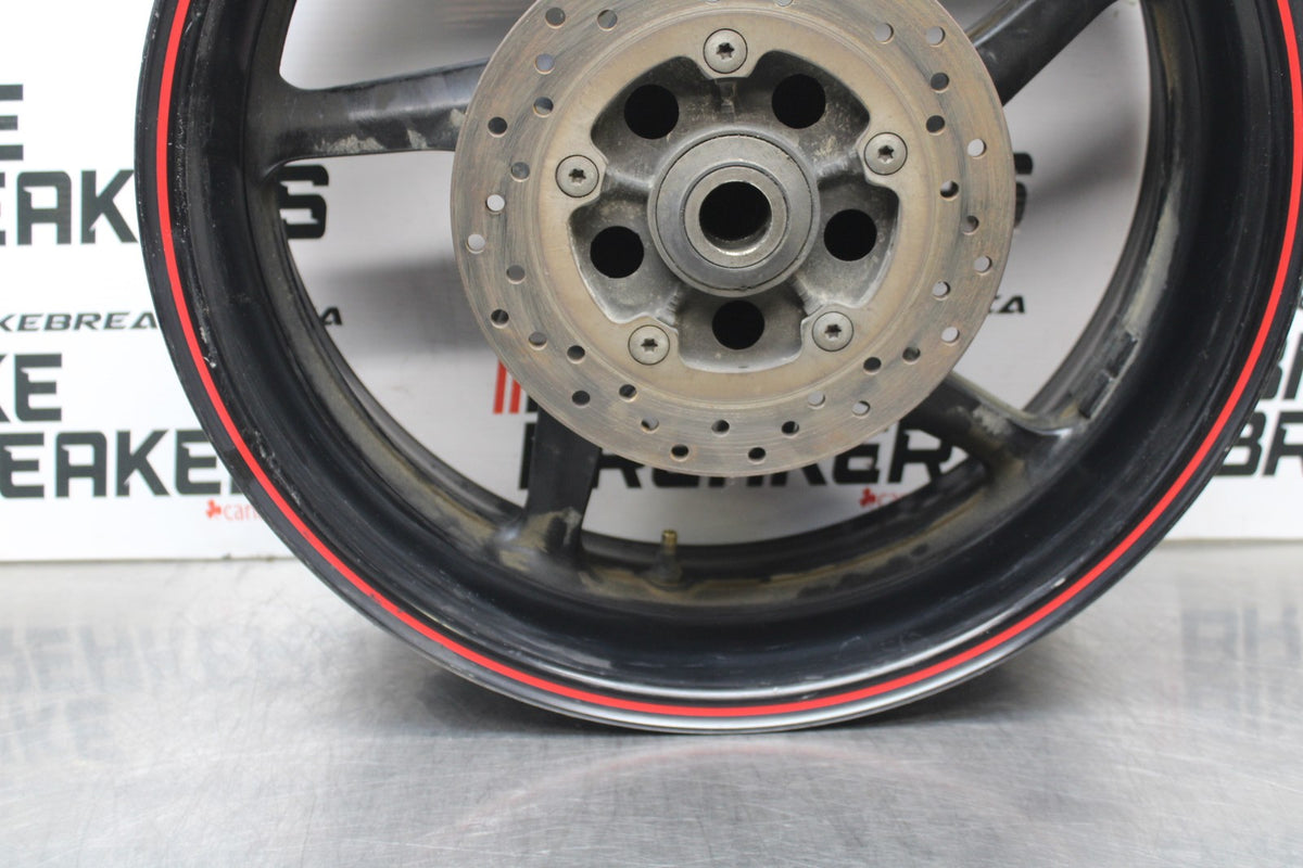 07-08 YAMAHA YZF R1 REAR WHEEL BACK RIM & BACK BRAKE DISC BB771