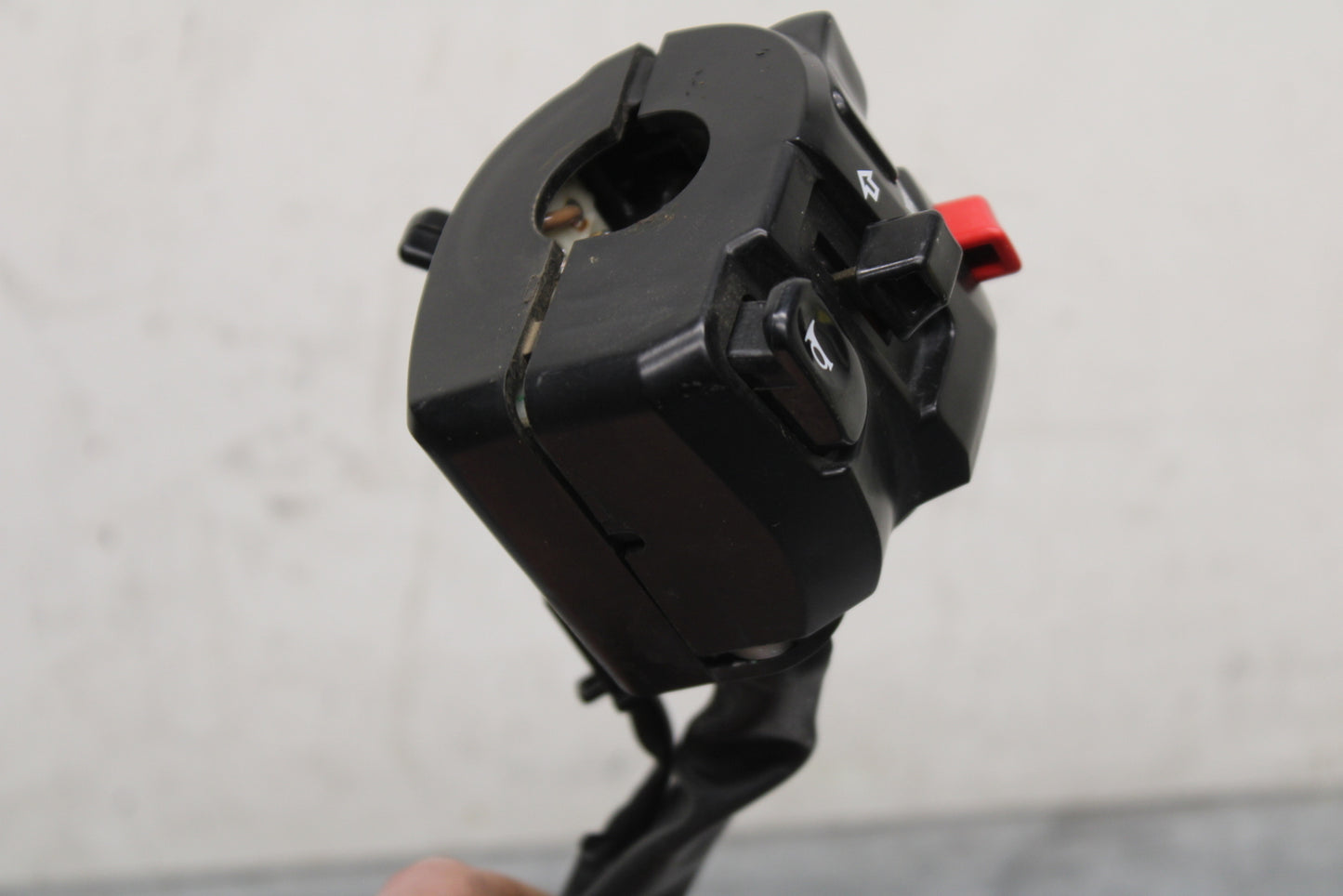 12-17 KAWASAKI NINJA 650 LEFT CLIP ON HANDLE HORN SIGNALS SWITCHES BB129
