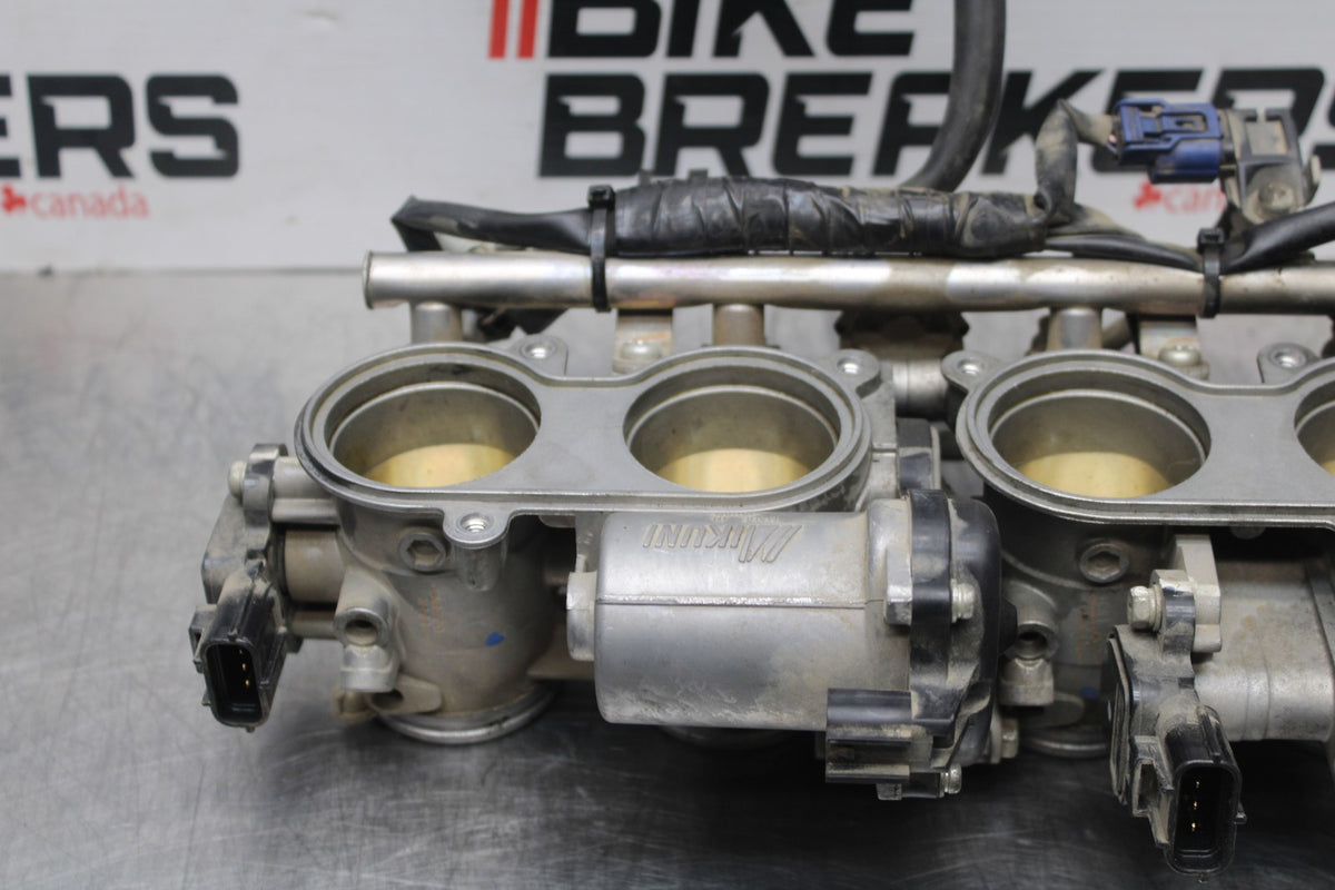 07-08 YAMAHA YZF R1 MAIN FUEL INJECTORS / THROTTLE BODIES BB771