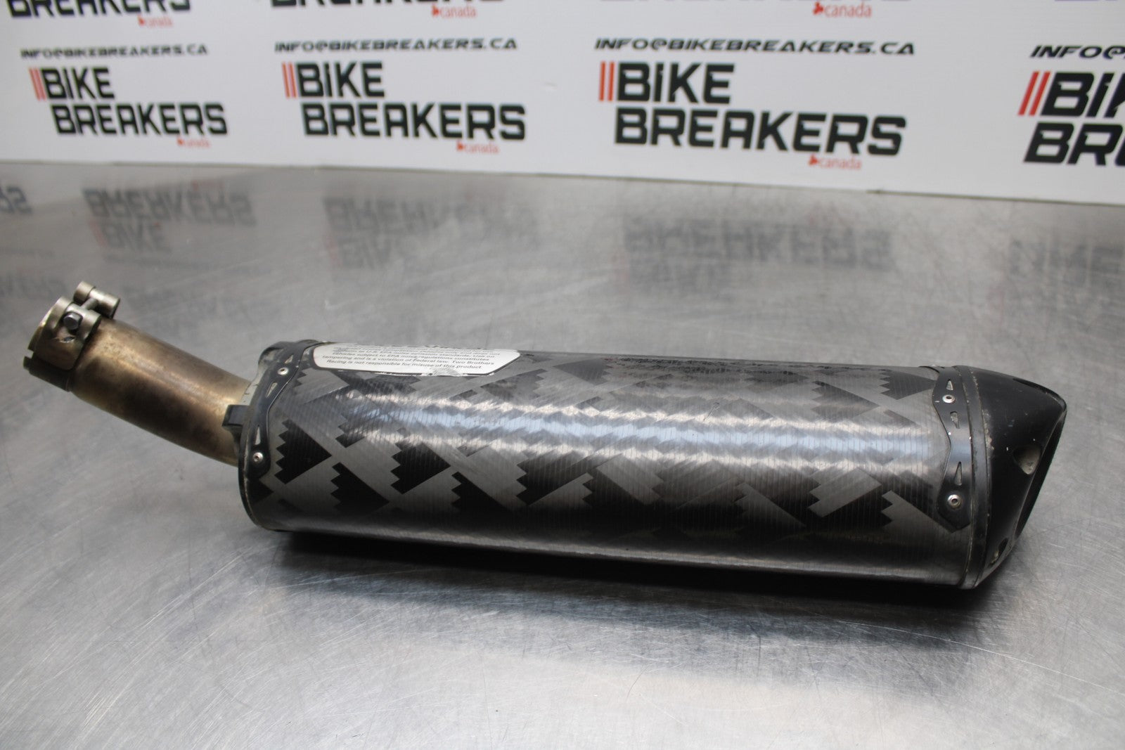 11-22 SUZUKI GSXR 600  TWO BROTHERS EXHAUST PIPE MUFFLER SLIP ON SILENCER BB193
