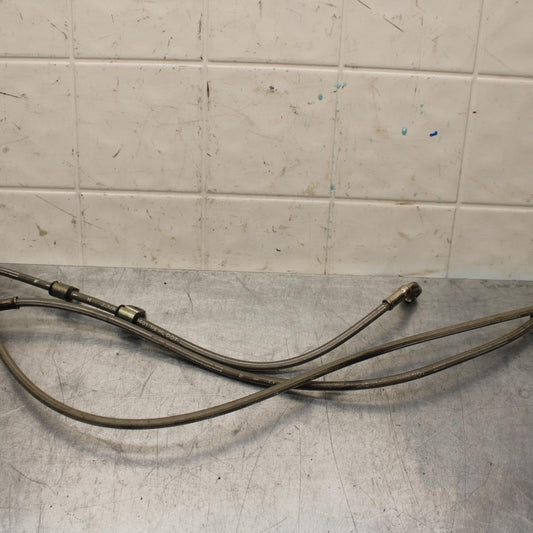 2012 Triumph Daytona 675R FRONT AND REAR SET BRAKE HOSES LINES BB589