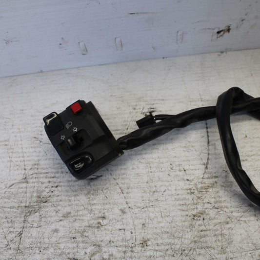 07-09 KAWASAKI VERSYS 650 LEFT CLIP ON HANDLE HORN SIGNALS SWITCH SWITCHES BB302