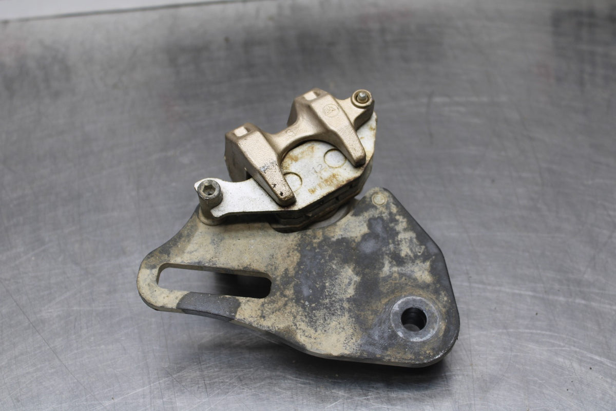 08 HONDA CBR125R REAR BACK BRAKE CALIPER W MOUNT BRACKET BB804