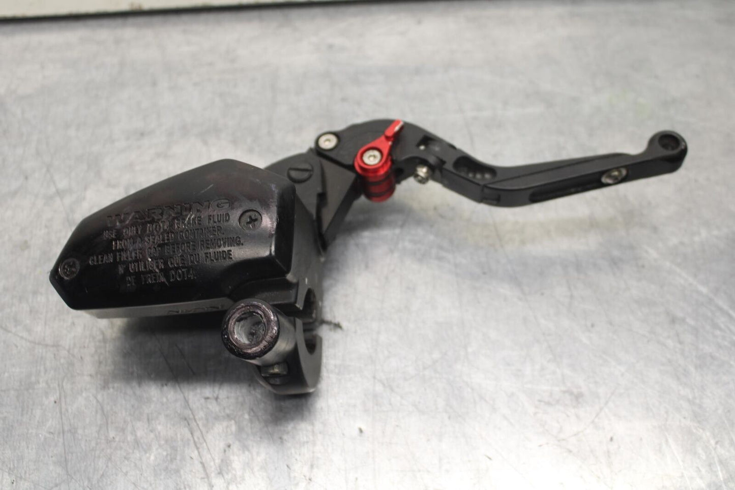 12-17 KAWASAKI ER-6N Z650 FRONT BRAKE MASTER CYLINDER w/ LEVER BB607