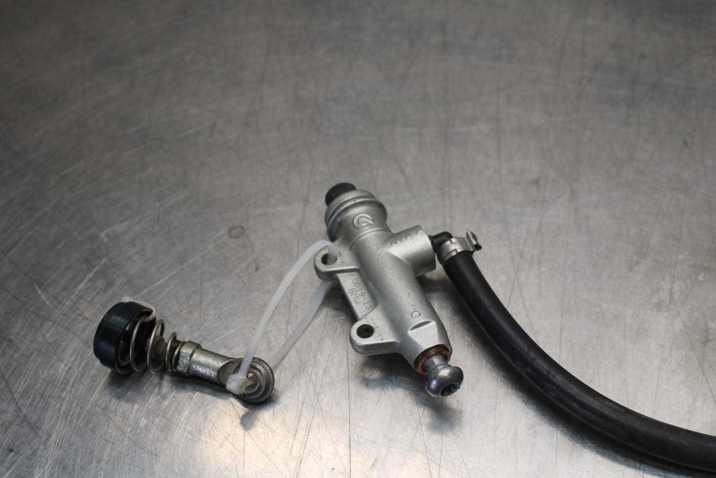 12-14 BMW S1000RR REAR BACK BRAKE MASTER CYLINDER W RESERVOIR BB204