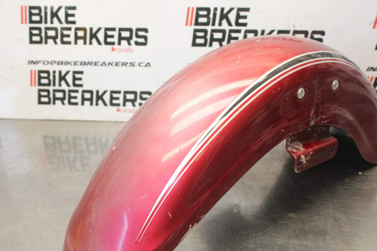 02 KAWASAKI VULCAN 800 VN800B CLASSIC FRONT WHEEL FENDER BB862