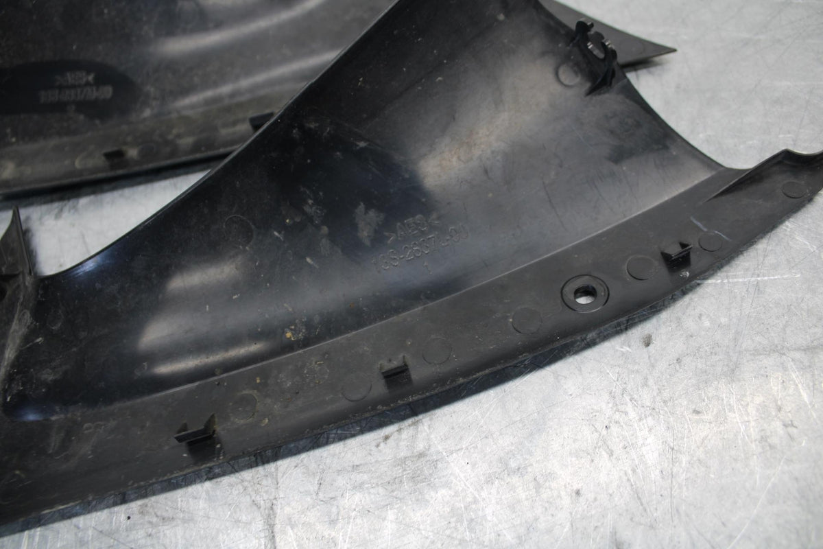 08-16 YAMAHA YZF R6 RIGHT LEFT FRONT DUCT COVERS PANELS COWLS BB436