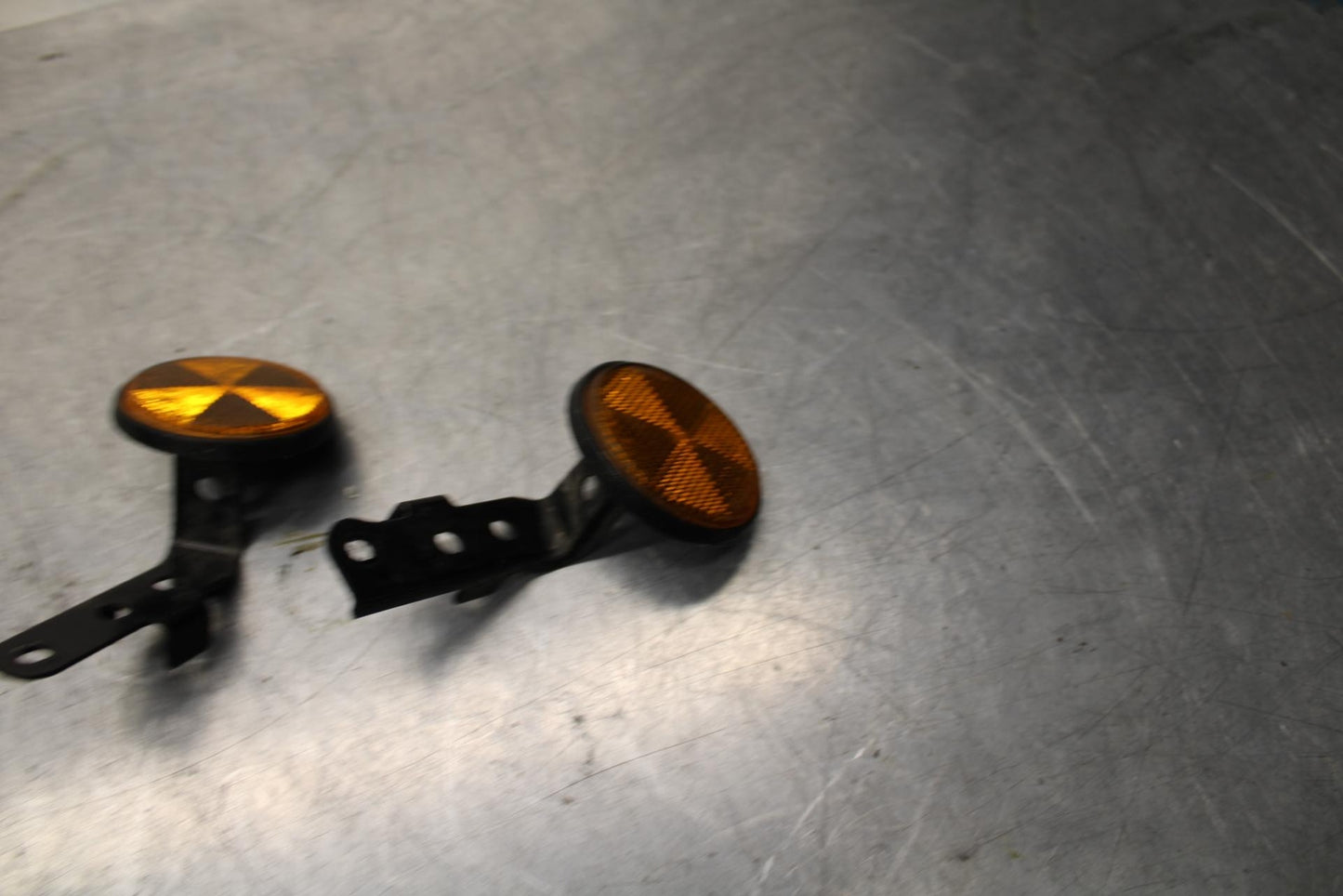 08-09 KAWASAKI NINJA ZX14R FRONT REFLECTORS REFLECTOR SET PAIR BB73