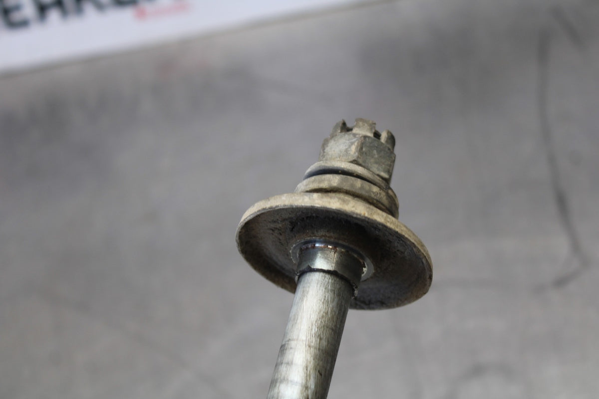 06 KAWASAKI KLR650 REAR AXLE BACK WHEEL RIM PIVOT BOLT AXEL BB919