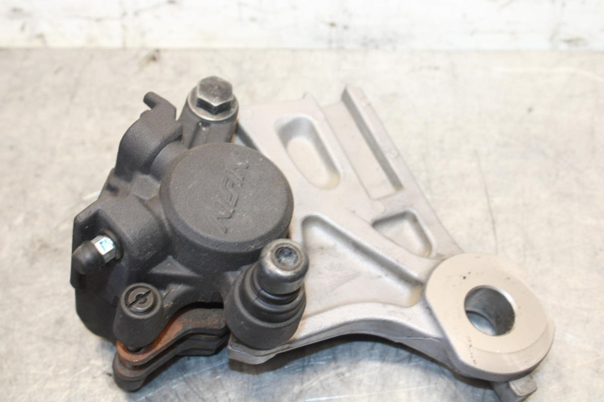 2015 Yamaha FZ09 REAR BACK BRAKE CALIPER W MOUNT BRACKET BB54