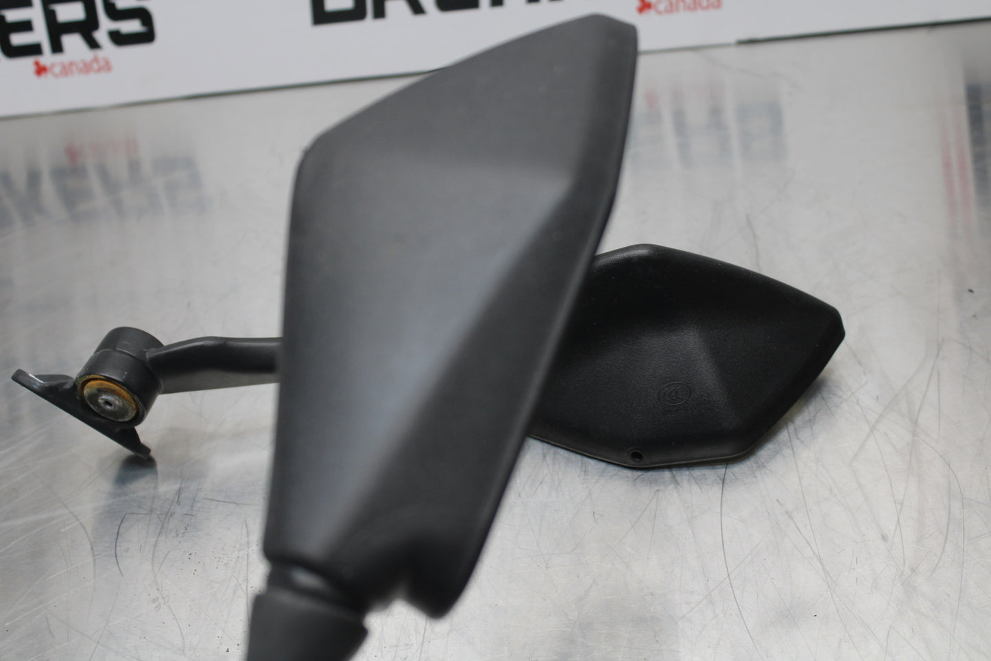 13-17 KAWASAKI NINJA ZX6R ZX636 ABS REAR VIEW MIRROR SET PAIR MIRRORS BB143