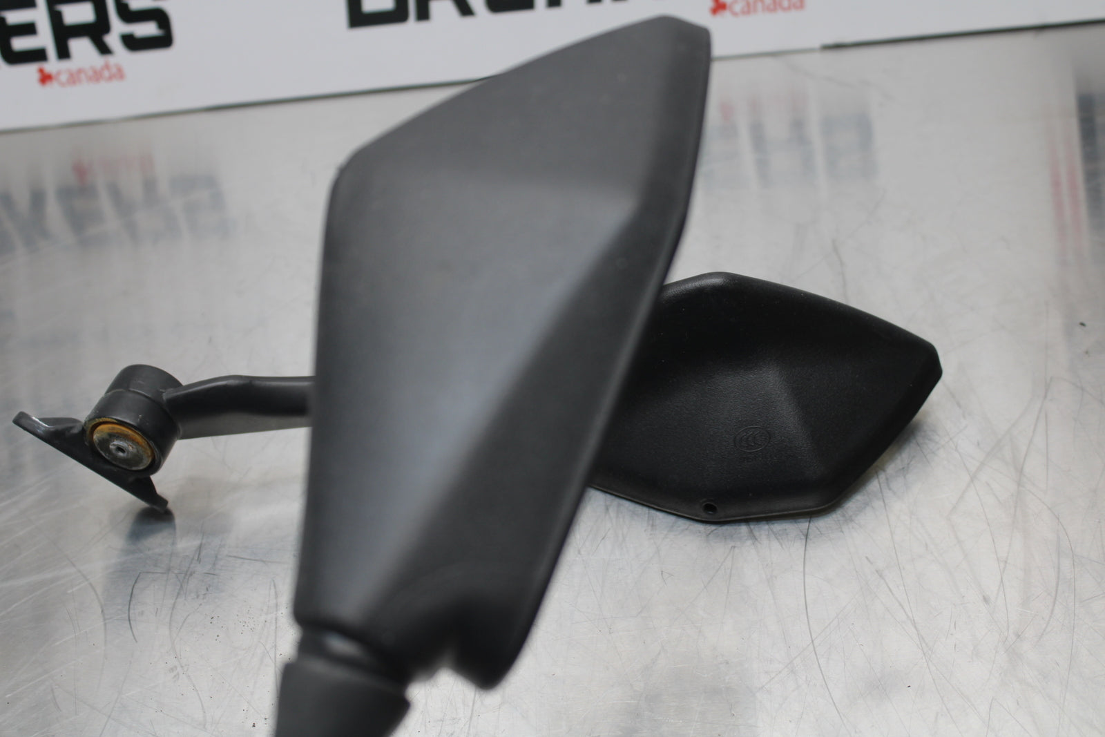 13-17 KAWASAKI NINJA ZX6R ZX636 ABS REAR VIEW MIRROR SET PAIR MIRRORS BB143