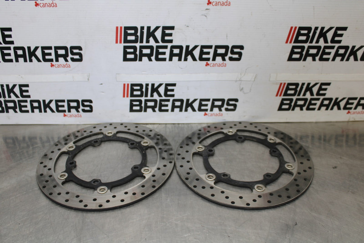15-17 YAMAHA FJ09 FRONT LEFT RIGHT BRAKE ROTORS DISCS BB906