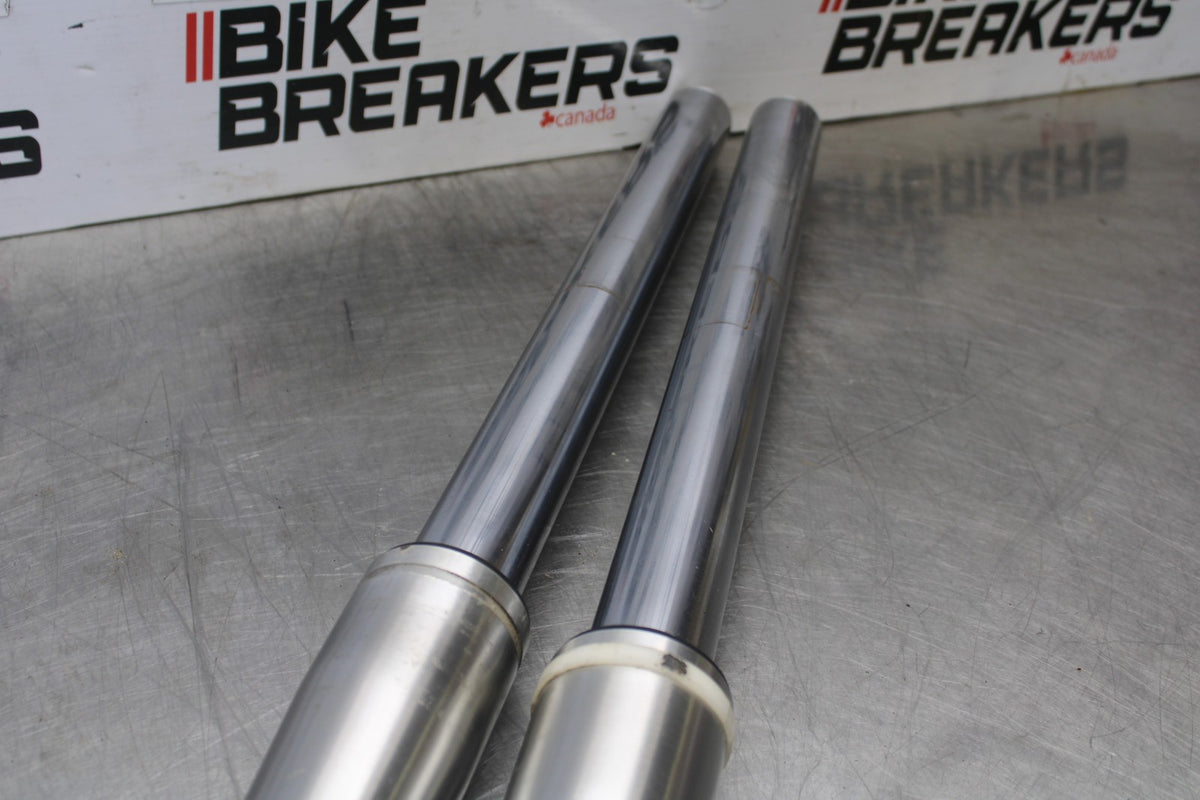 08 KAWASAKI VULCAN 1600 VN1600D NOMAD FRONT FORKS SHOCK SUSPENSION PAIR BB904