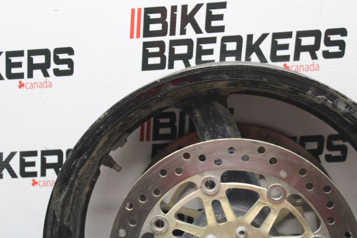 98-05 HONDA SUPER HAWK 1000 VTR1000F FRONT WHEEK FRONT RIM & ROTORS BB821