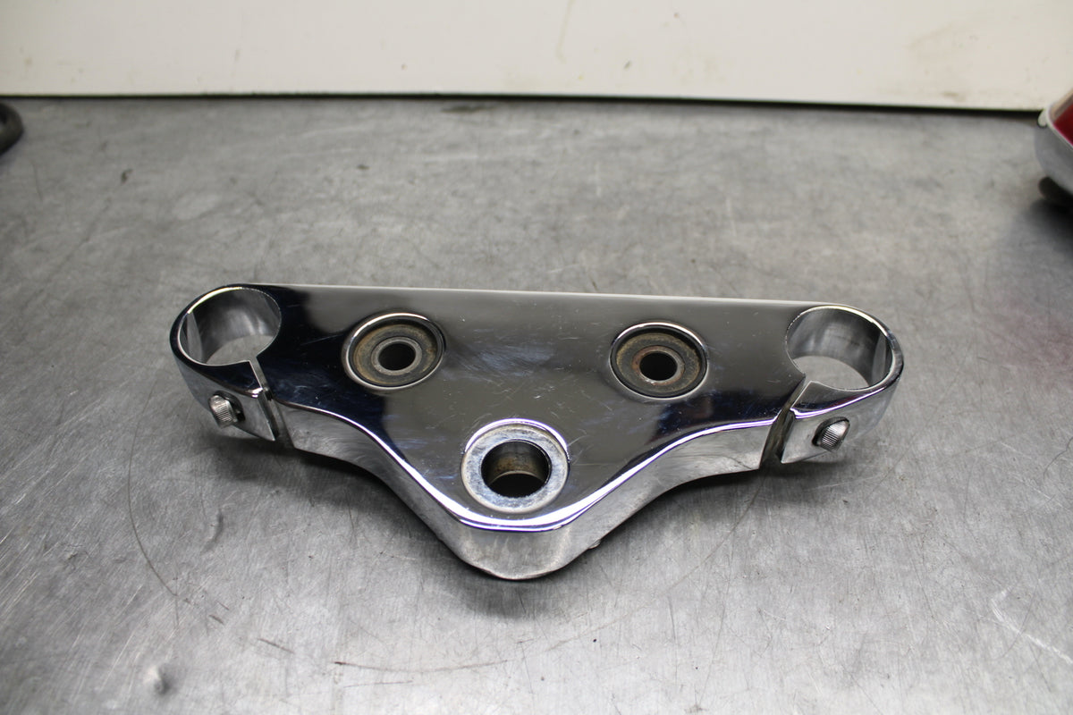 06-07 YAMAHA V STAR 1100 FORKS UPPER TRIPLE TREE CLAMP BB124