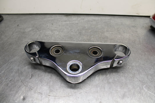 06-07 YAMAHA V STAR 1100 FORKS UPPER TRIPLE TREE CLAMP BB124