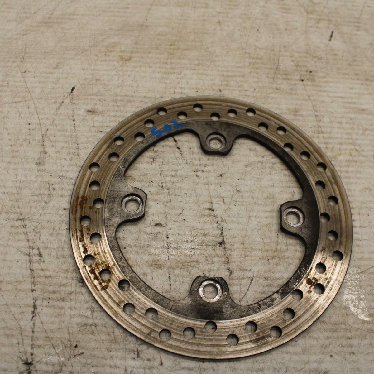 08-11 TRIUMPH SPEED TRIPLE REAR ROTOR BACK BRAKE DISC BB366