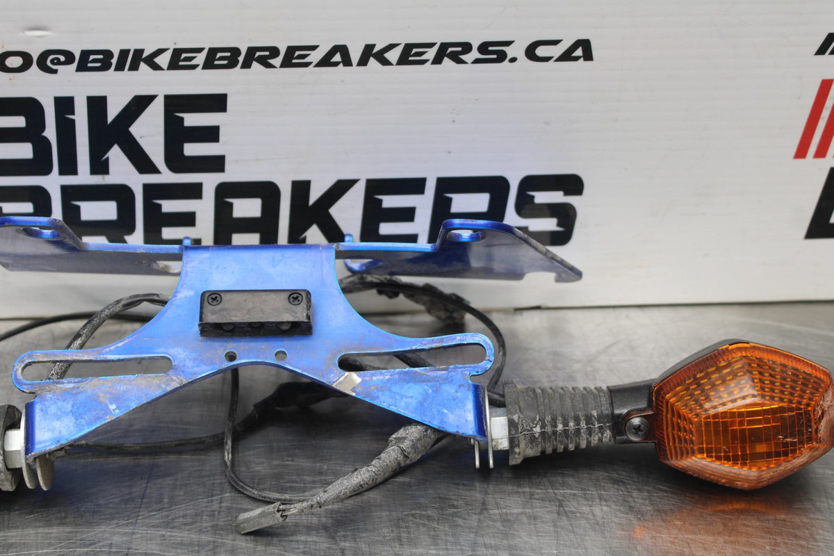 08 SUZUKI SV650 FENDER ELIMINATOR LICENSE PLATE BRACKET & LIGHTS BB846