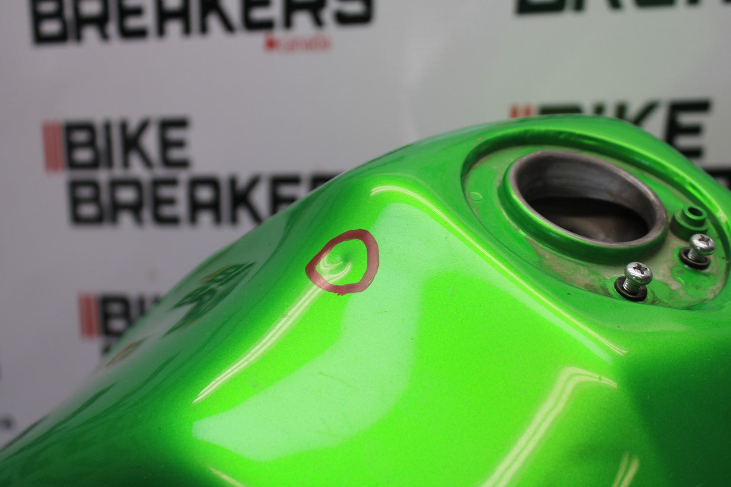 08-18 KAWASAKI KLR650 GAS TANK FUEL CELL PETROL RESERVOIR BB183