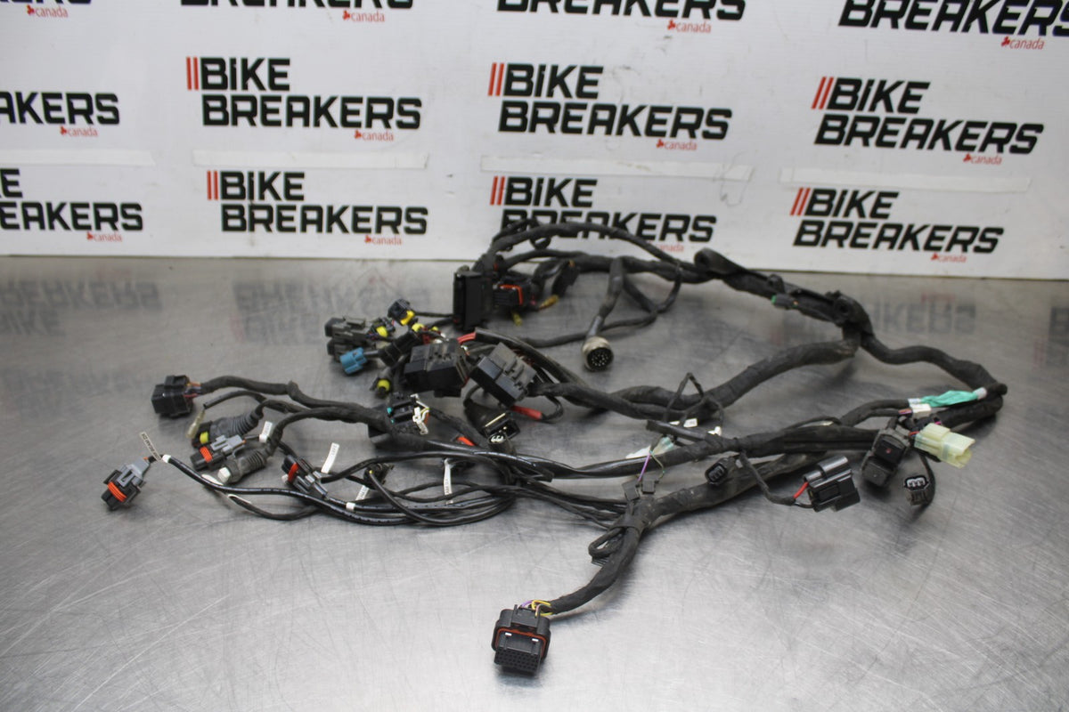 16 DUCATI 959 PANIGALE MAIN ENGINE WIRING HARNESS MOTOR WIRE LOOM BB912