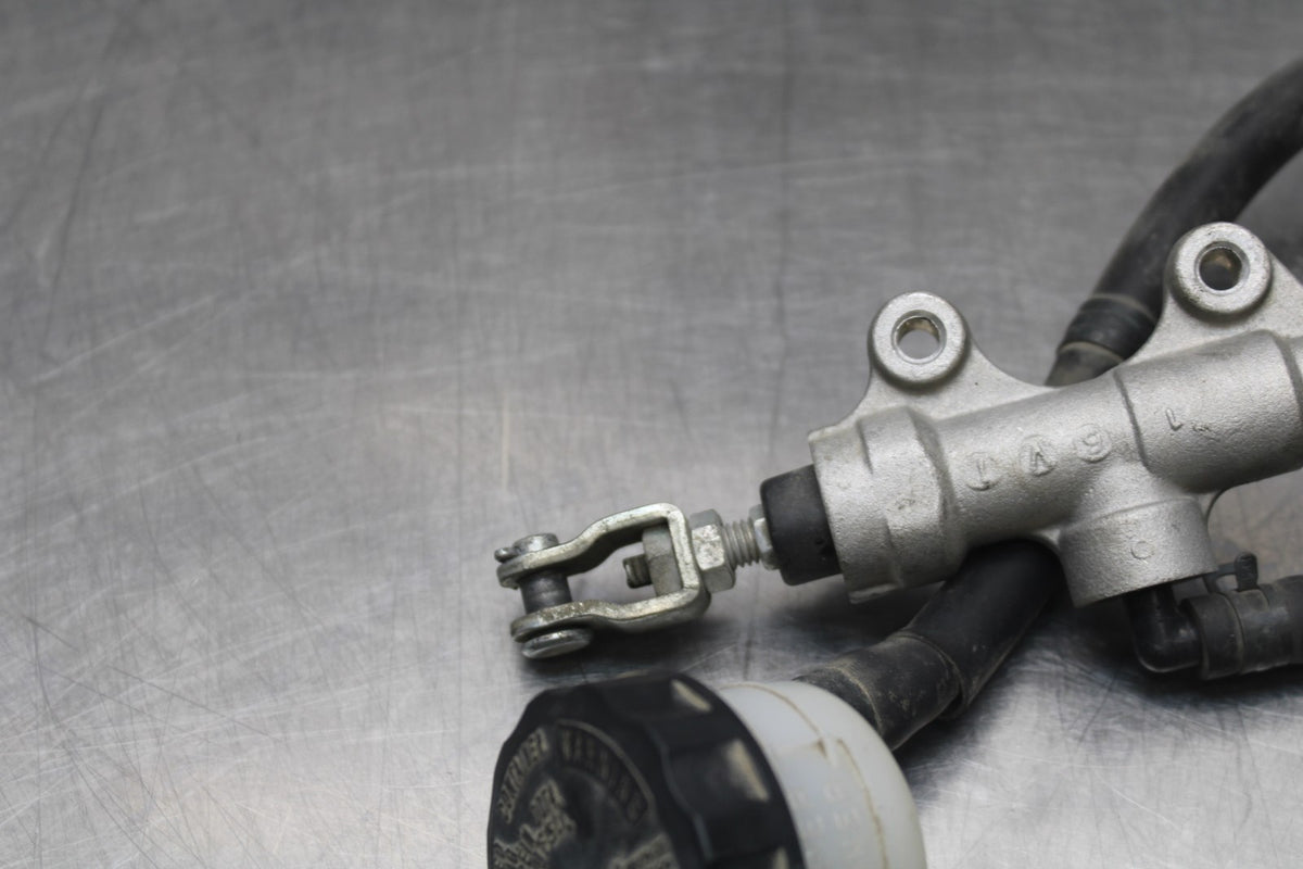 07 KAWASAKI NINJA 650 EX650 REAR BACK BRAKE MASTER CYLINDER W RESERVOIR BB844