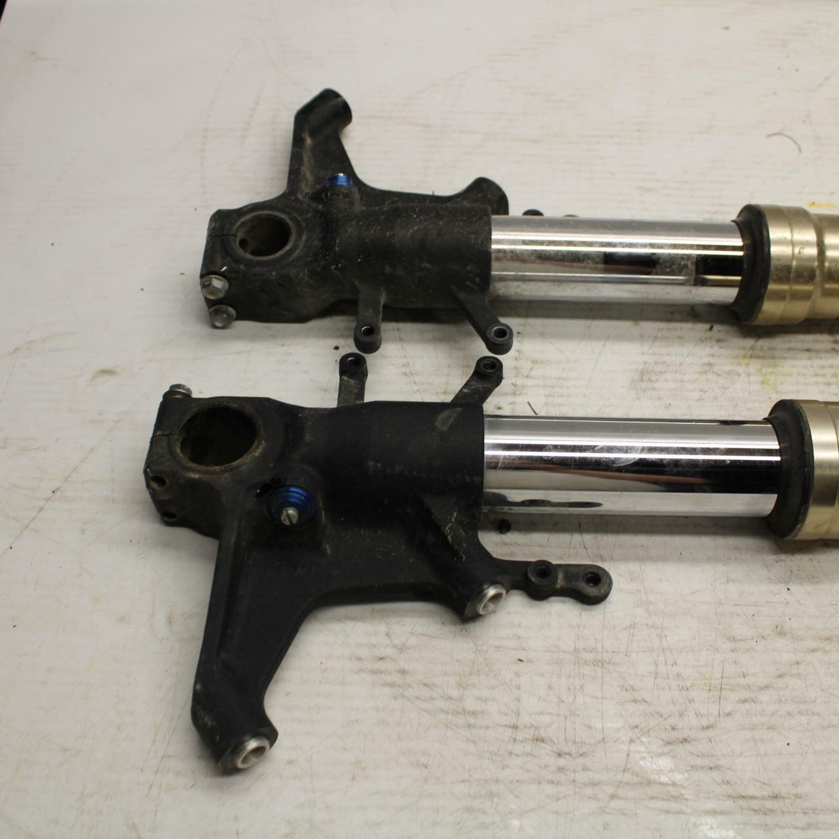 06-07 SUZUKI GSXR600 FRONT FORKS SHOCK SUSPENSION SET PAIR BB289