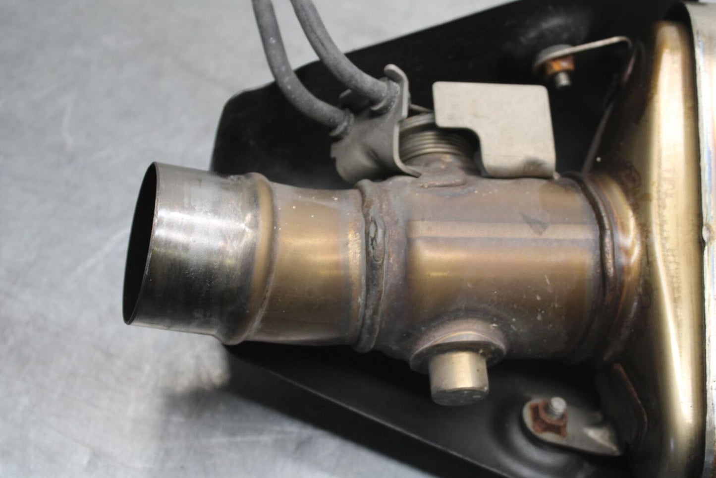 09-12 KAWASAKI NINJA ZX6R EXHAUST PIPE MUFFLER SLIP ON CAN SILENCER  BB640