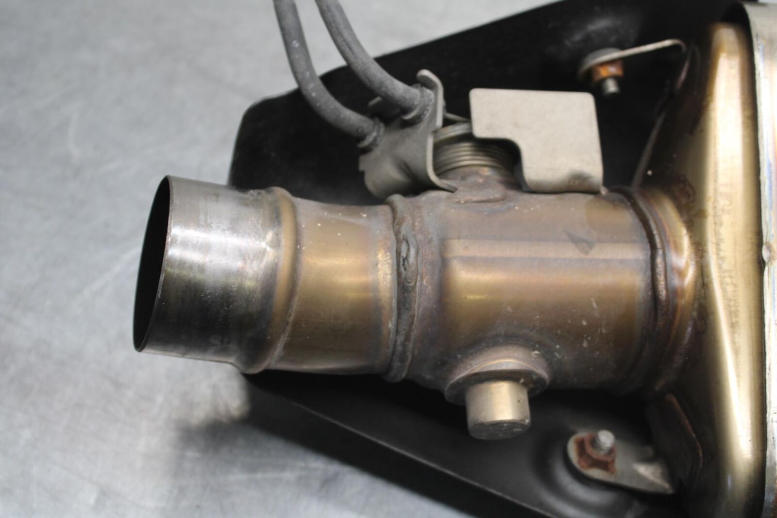 09-12 KAWASAKI NINJA ZX6R EXHAUST PIPE MUFFLER SLIP ON CAN SILENCER  BB640