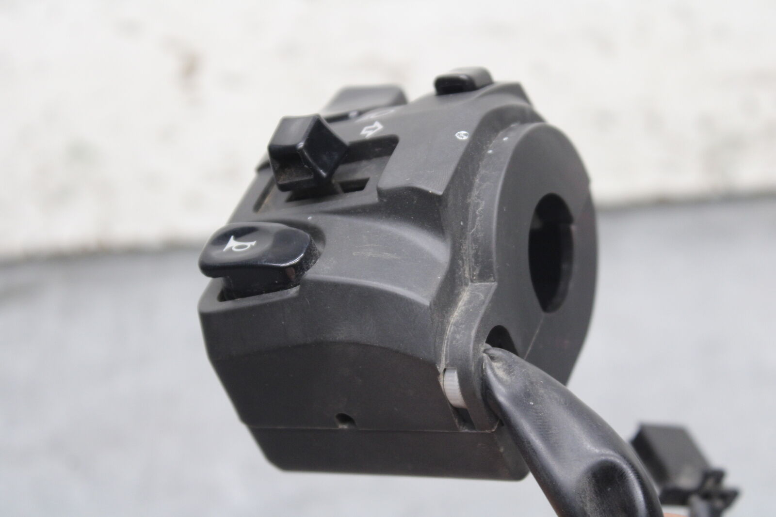 09-12 KAWASAKI NINJA ZX6R LEFT CLIP ON HANDLE HORN SIGNALS SWITCH SWITCHES BB110