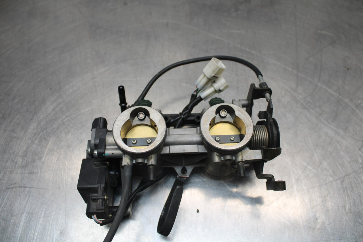 08 KAWASAKI NINJA 650 EX650 MAIN FUEL INJECTORS / THROTTLE BODIES BB797