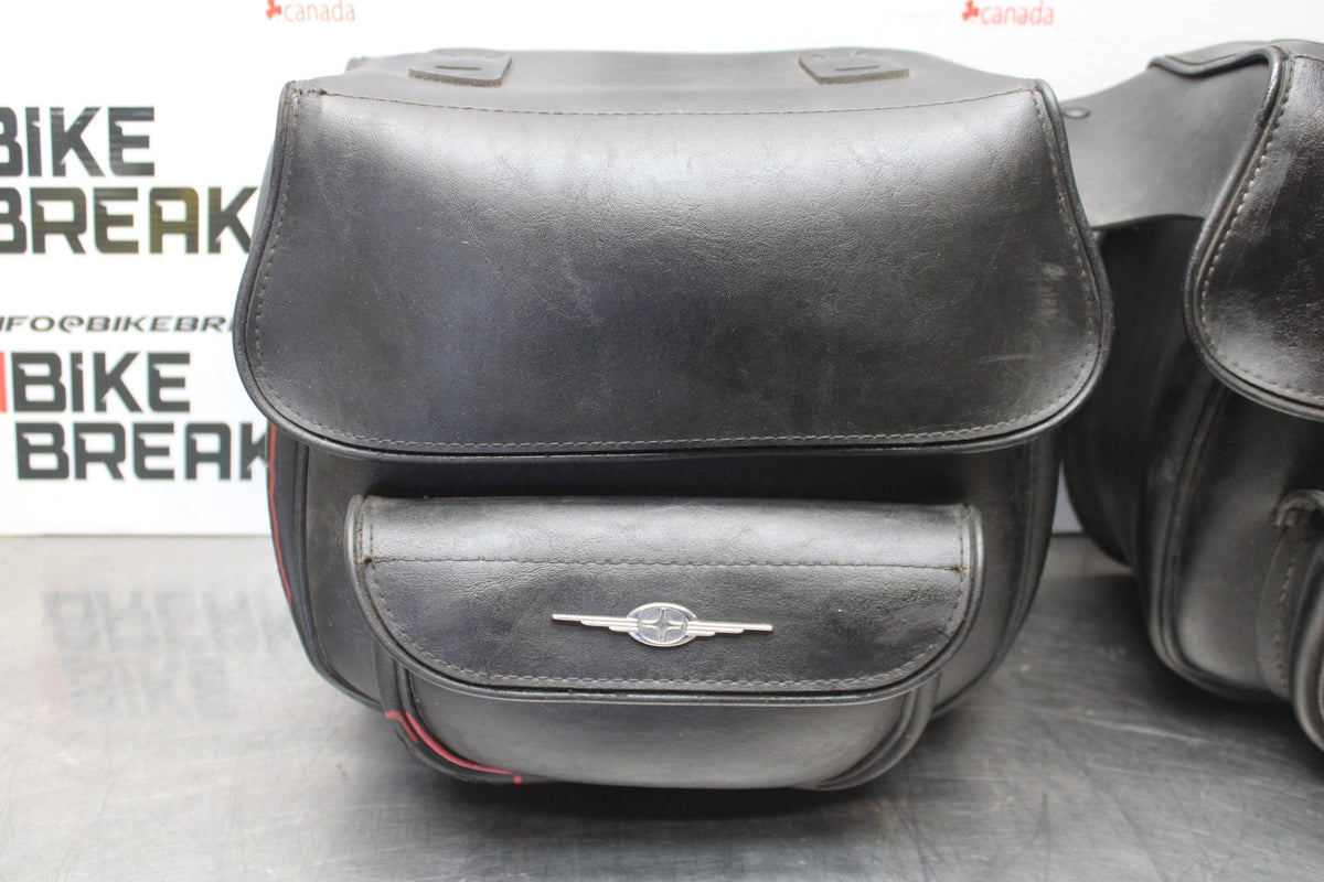 02 KAWASAKI VULCAN 800 VN800B CLASSIC SIDE LUGGAGE SADDLEBAG BAG SET BB862