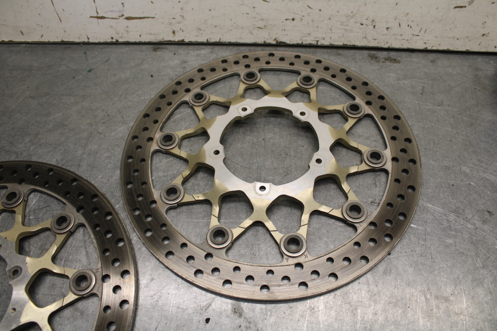 17-21 HONDA CBR1000RR SP FRONT LEFT RIGHT BRAKE ROTORS DISCS BB681