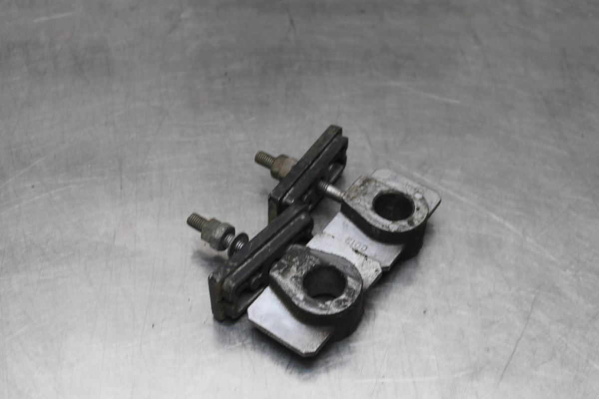 06 KAWASAKI Z750 SWINGARM CHAIN TENSIONER ADJUSTMENT BRACKETS  BB837