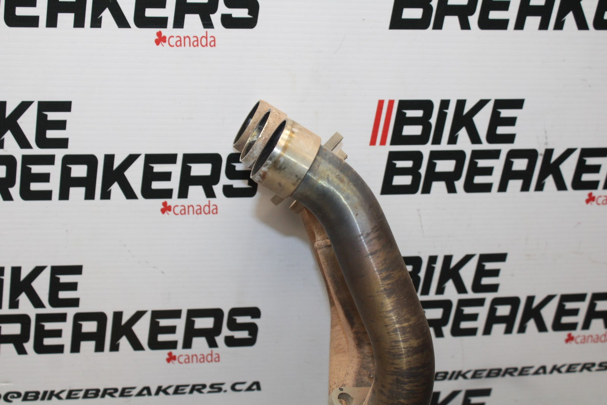 15 TRIUMPH TIGER 800 EXHAUST HEADER PIPES MANIFOLD BB873