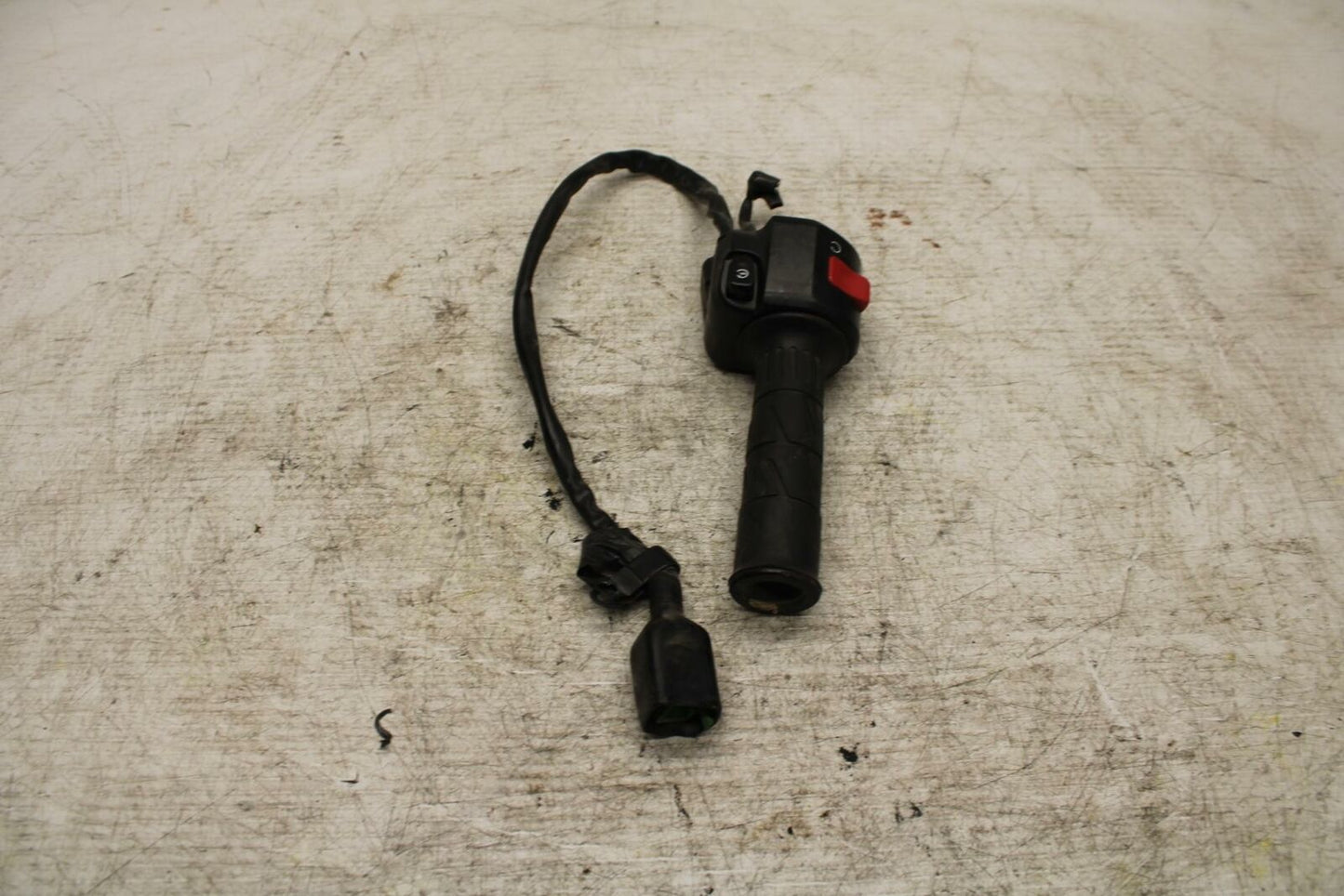 12-13 KAWASAKI EX300 NINJA RIGHT CLIP ON HANDLE KILL OFF START SWITCH BB373
