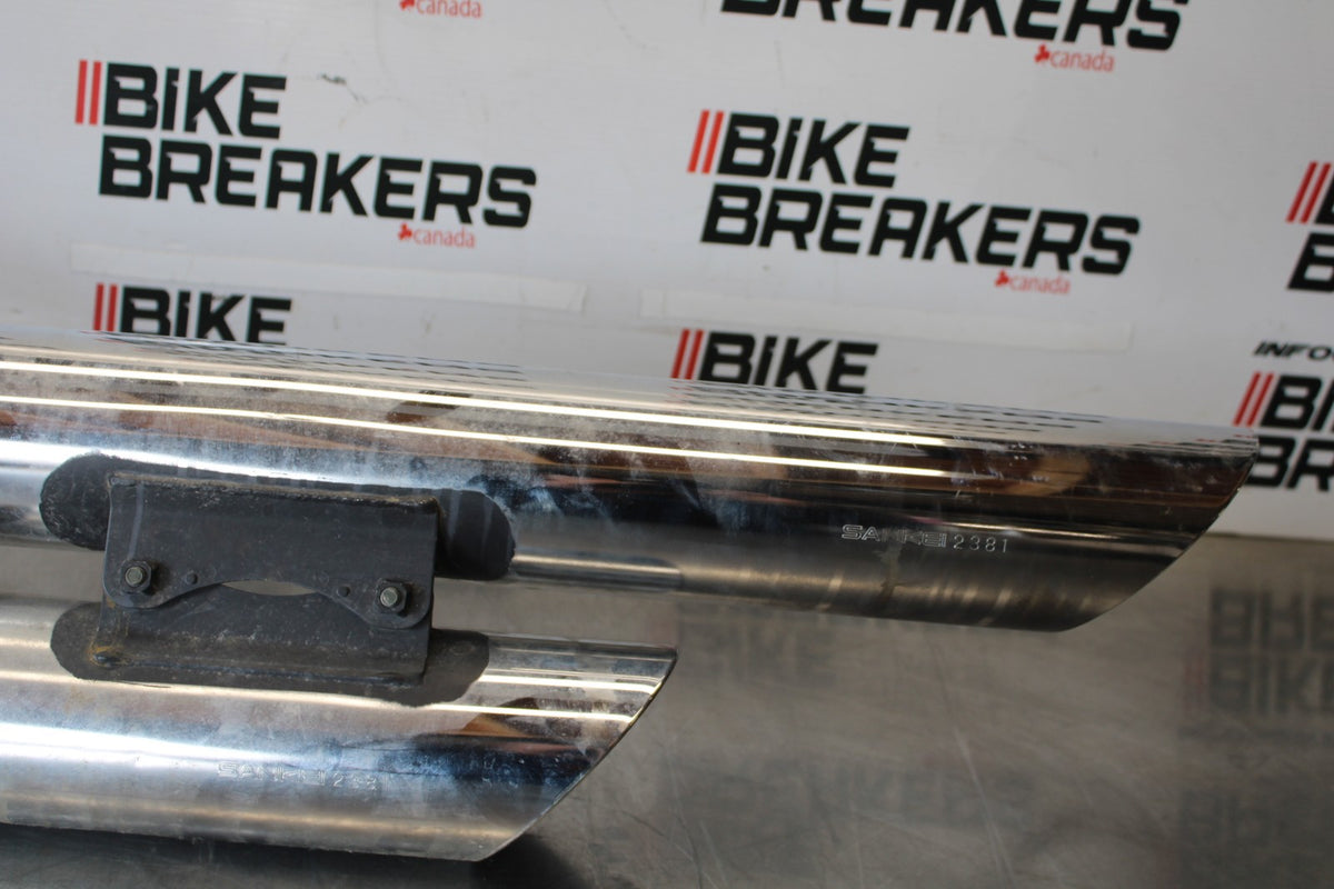 07 SUZUKI BOULEVARD M50 HEADER EXHAUST PIPE MUFFLERS BB897