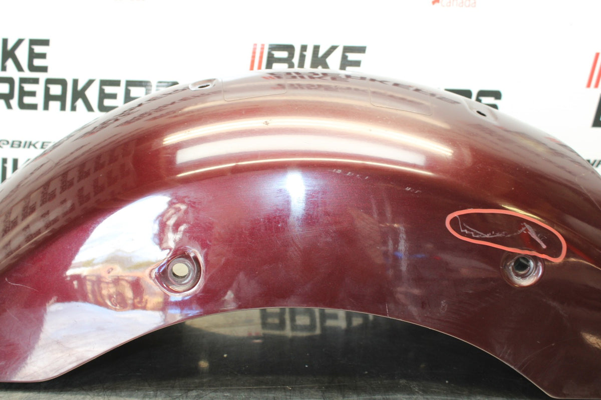09 YAMAHA V STAR 950 REAR BACK WHEEL FENDER MUD GUARD BB172
