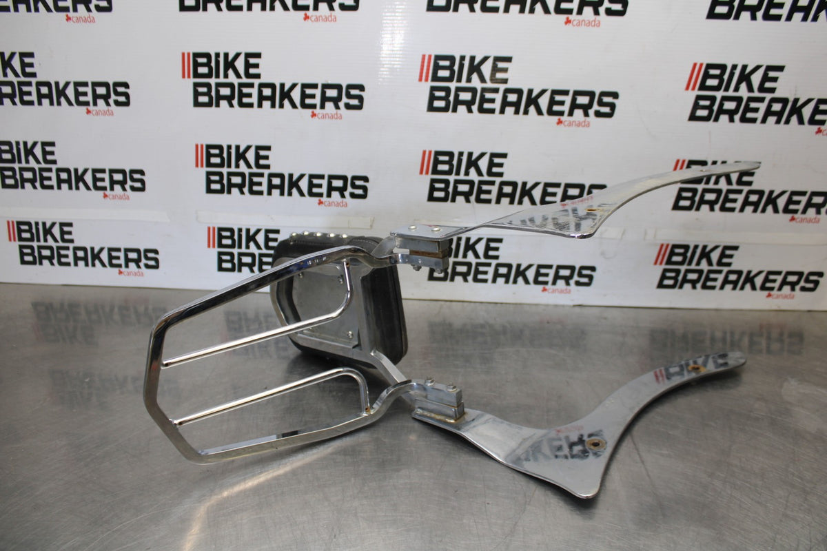 08 YAMAHA V STAR 1100 XVS1100AW CLASSIC BACK REST SISSY BAR BB916