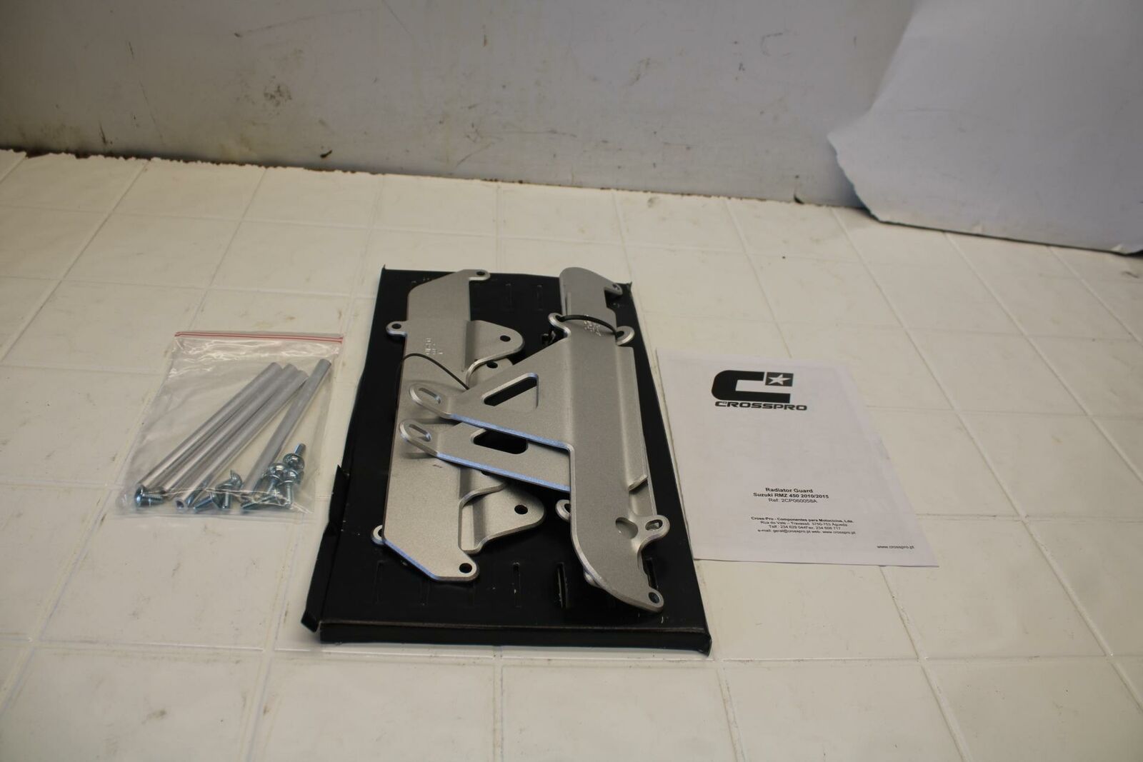 10-15 SUZUKI RMZ450 CROSSPRO RADIATOR GUARD SHIELD