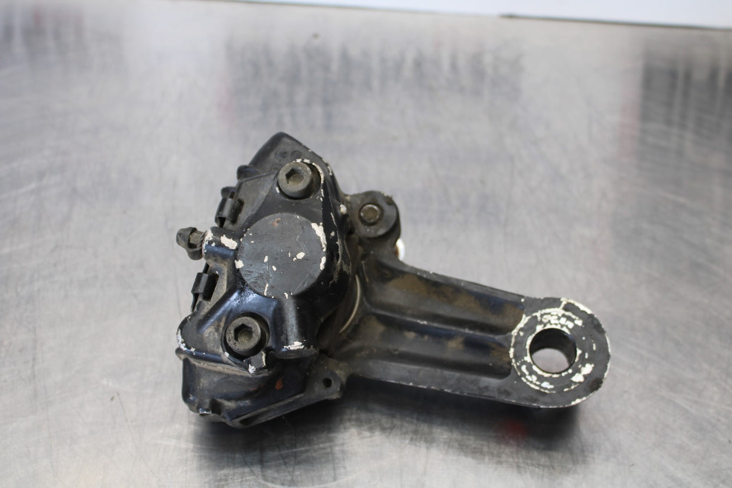 78-79 HONDA GOLDWING 1000 REAR BACK BRAKE CALIPER W MOUNT BRACKET BB171