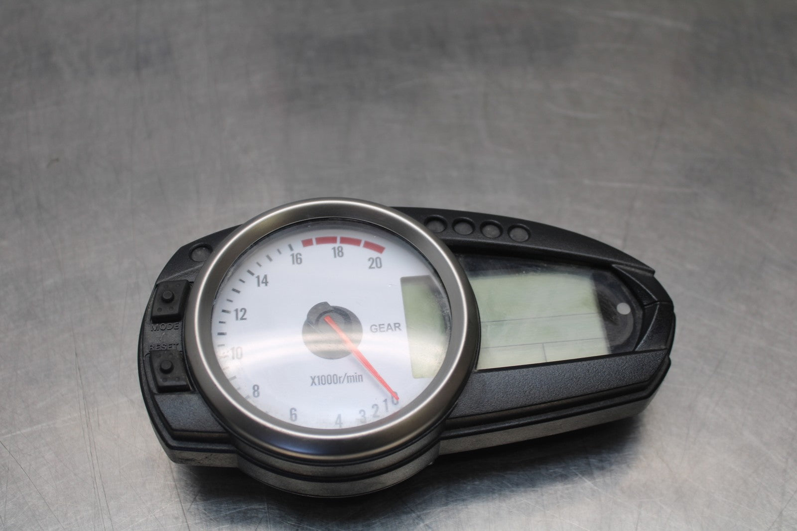 07-08 KAWASAKI NINJA ZX6R SPEEDO TACH GAUGES DISPLAY CLUSTER SPEEDOMETER BB203