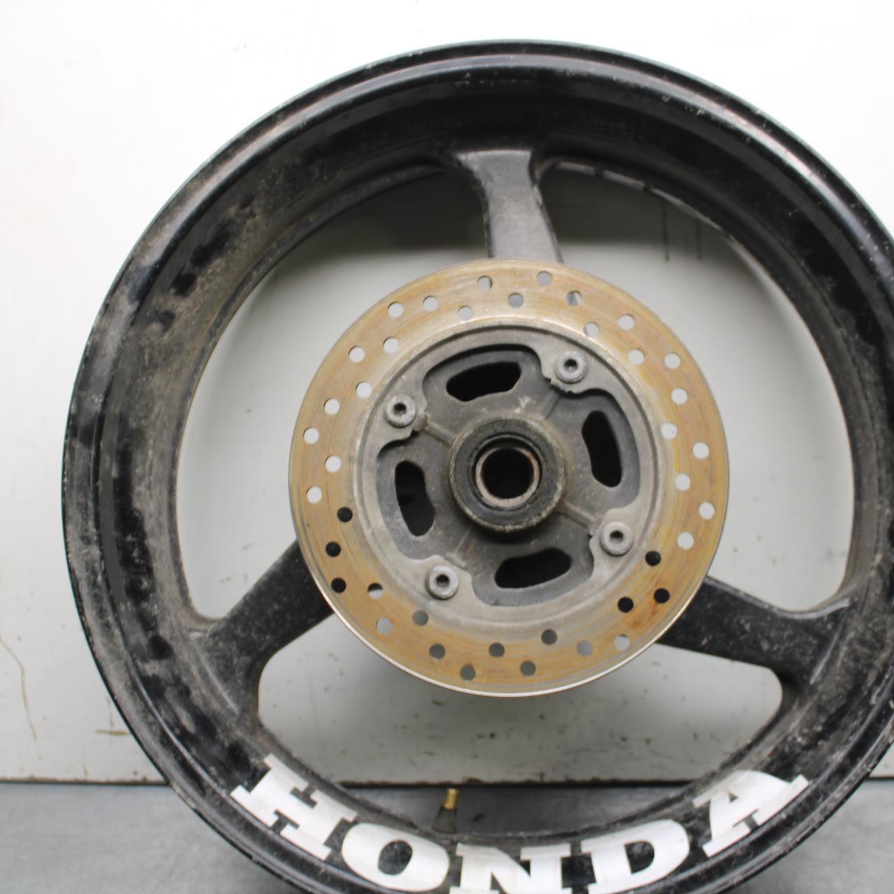 03-04 HONDA CBR600RR REAR WHEEL AND ROTOR BACK BRAKE DISC BB637