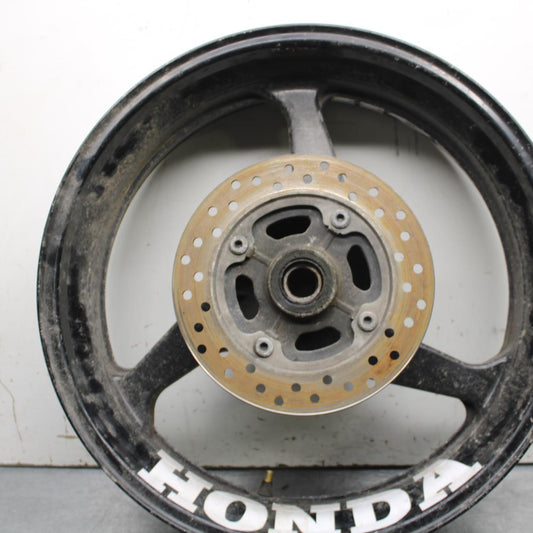 03-04 HONDA CBR600RR REAR WHEEL AND ROTOR BACK BRAKE DISC BB637