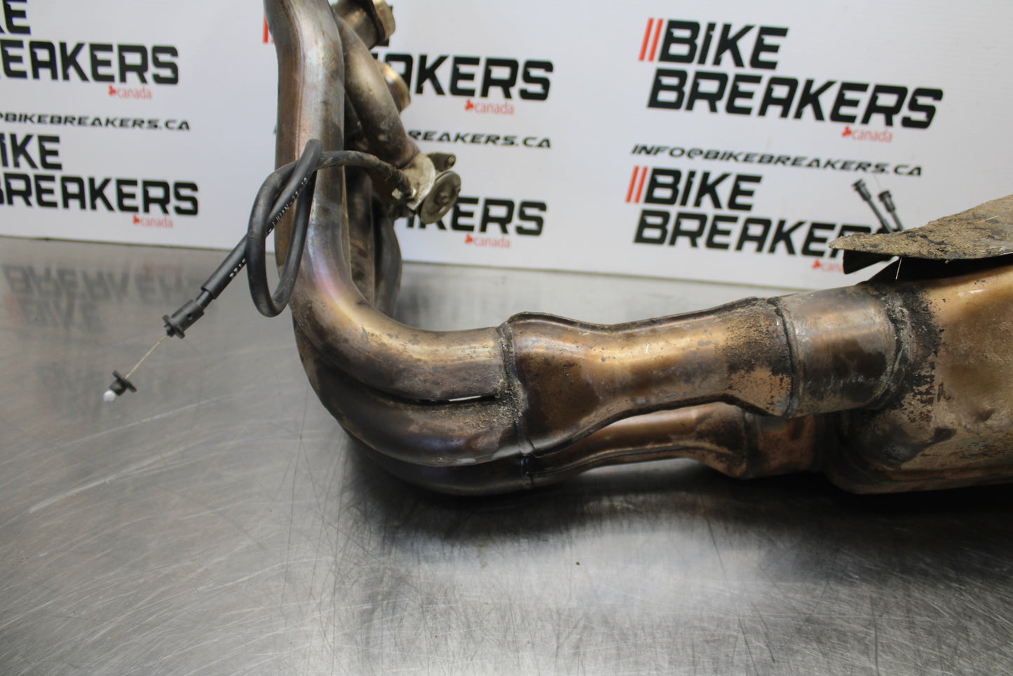 10-11 BMW S1000RR EXHAUST HEADER PIPES MANIFOLD BB168