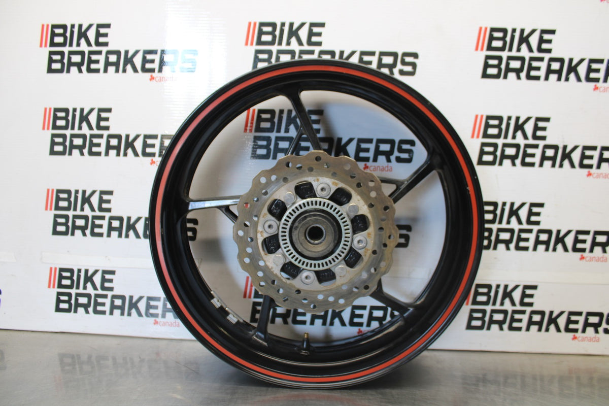 23 KAWASAKI NINJA 650 EX650 REAR WHEEL BACK RIM & ROTOR BB920