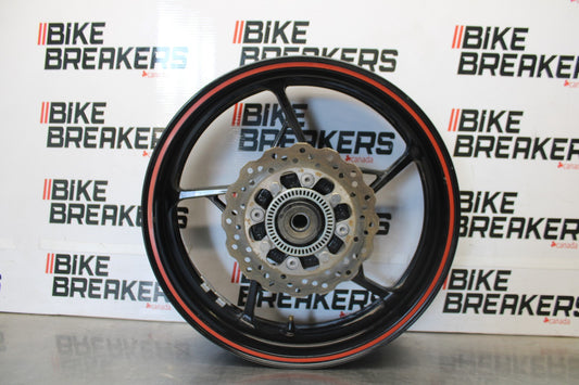 23 KAWASAKI NINJA 650 EX650 REAR WHEEL BACK RIM & ROTOR BB920