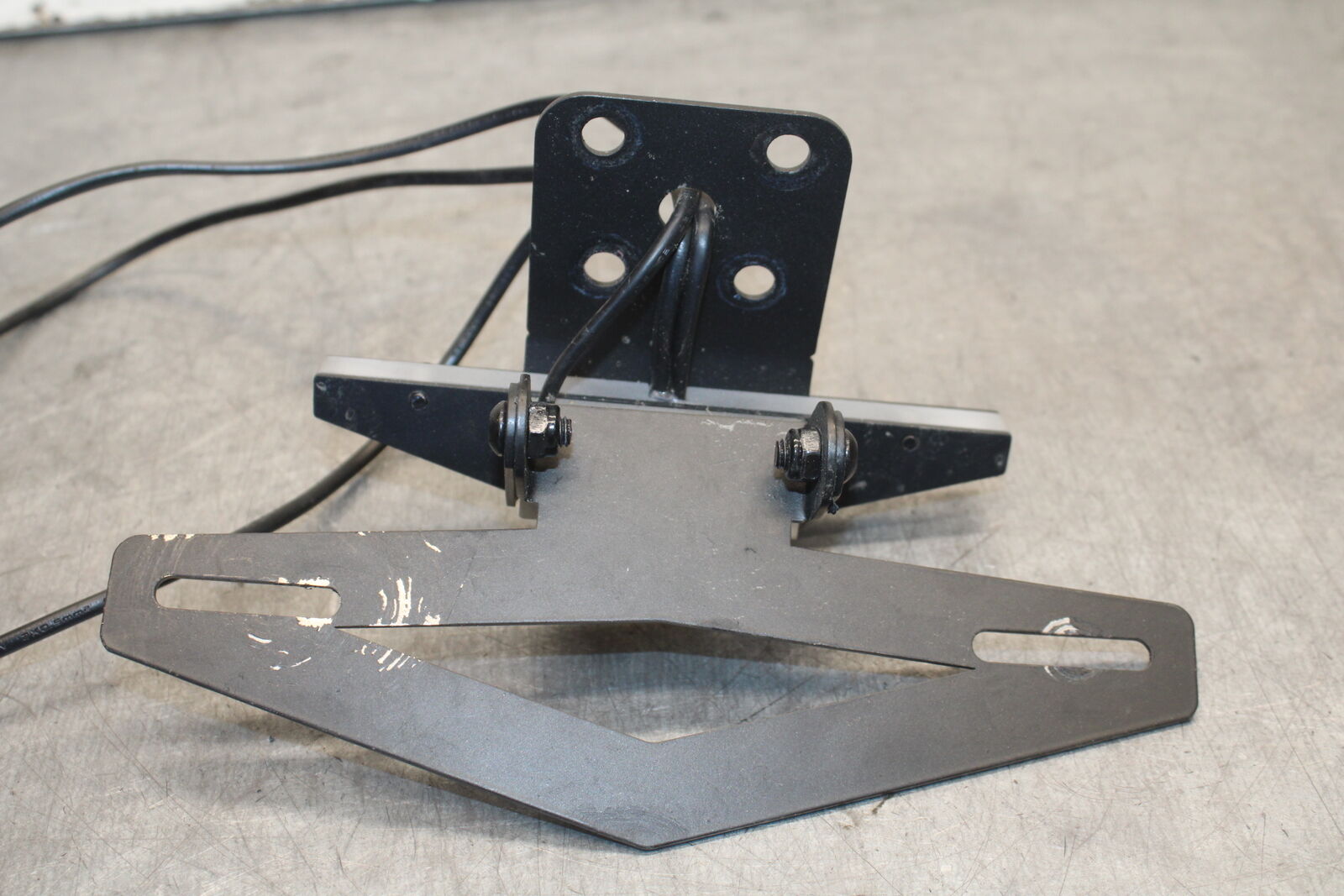 09-12 KAWASAKI NINJA ZX6R AFTERMARKET FENDER ELIMINATOR LICENSE BRACKET   BB698