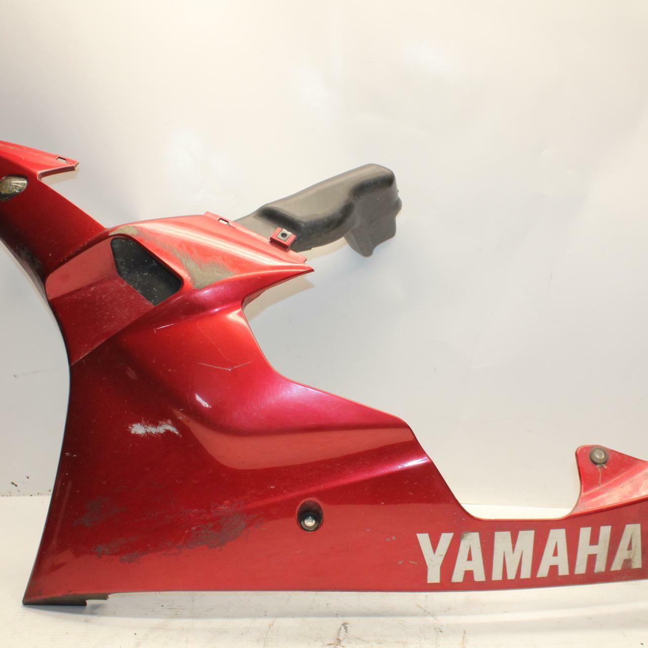 07 YAMAHA YZF R6 2c0 LEFT MID UPPER SIDE FAIRING COWL PLASTIC BB284